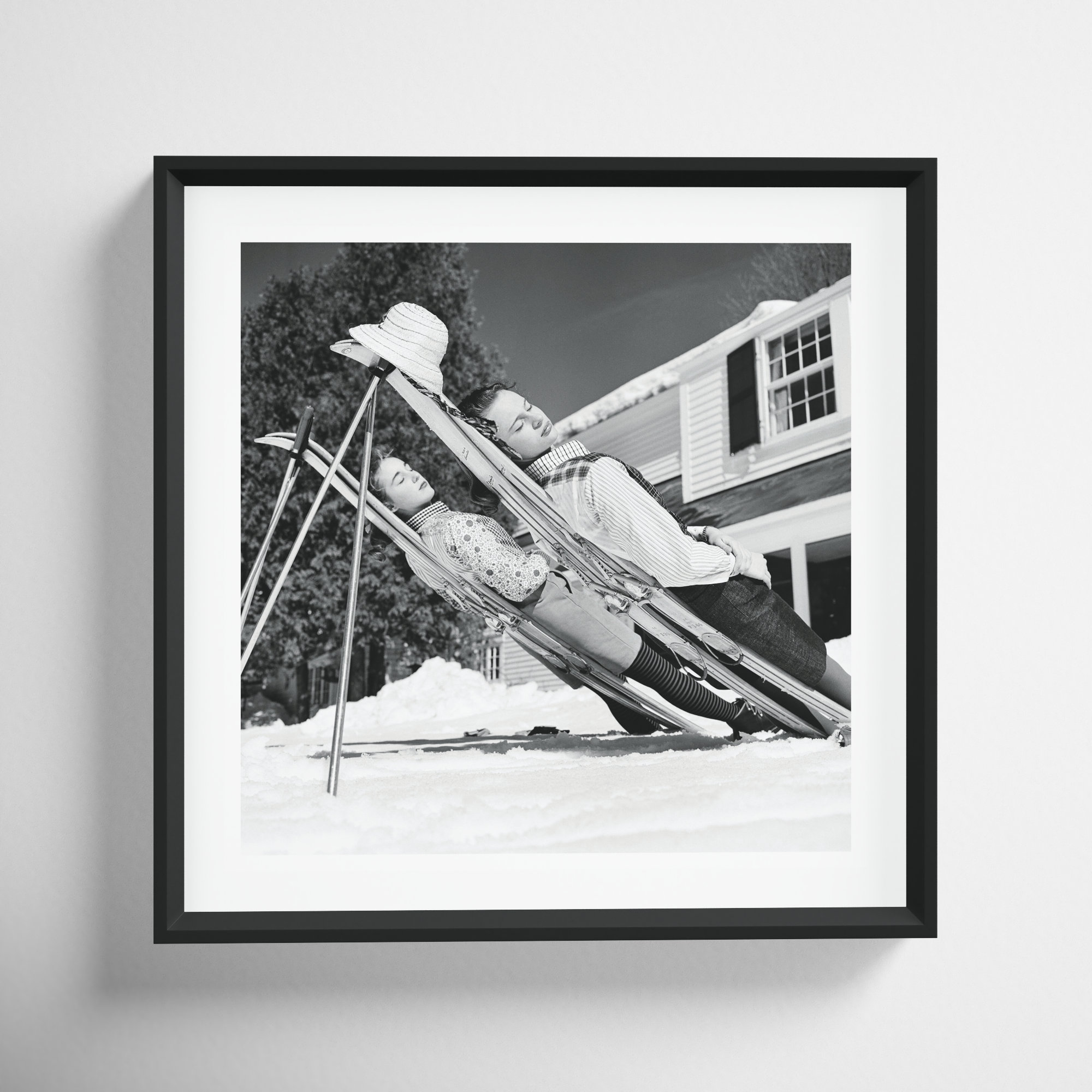 Joss & Main New England Skiing by Slim Aarons Print Wayfair